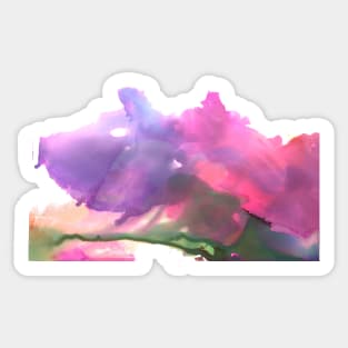 ink landscape Sticker